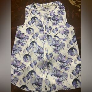 Guess Floral Sleeveless Blouse